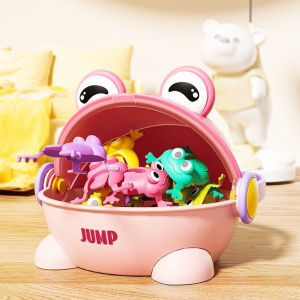 Perfect Mom and Baby Jumping Frog Toy Plastic Bounce Leaping Game Educational Puzzle Brain Training Mainan Kanak Kanak Rumah