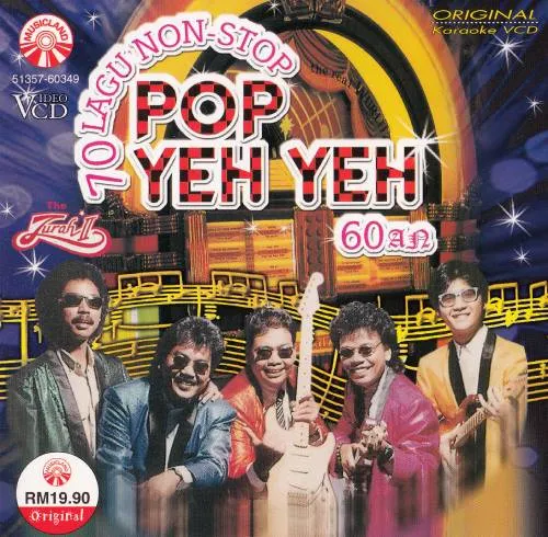 51357-60349 70 LAGU NONSTOP POP YEH YEH 60AN (VCD) Vcd Malay