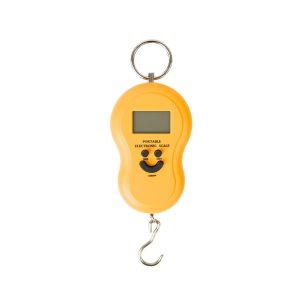 เครื่องชั่งกระเป๋าเดินทาง เครื่องชั่งแขวนดิจิตอลแบบยิ้ม เครื่องชั่งน้ำหนักขนาดพกพา ชั่งสินค้าที่มีน้ำหนักไม่เกิน50kg HG bigbag