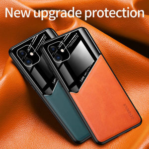 Roazic Cho Samsung Galaxy A36 5G vỏ điện thoại Da Bìa Được Xây Dựng Trong Xe Hơi Kim Loại tấm kính Ốp bảo vệ PW-1