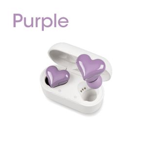 Heartbuds Wireless Earphones TWS Earbuds Bluetooth Headset Heart Buds Women Fashion Pink Gaming Student Headphones Girl Gift