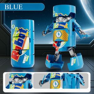 Action Figure Robot Soda Warrior Robot Toy Soda Boy And Girl Puzzle Game Toy Birthday Gift for Adult Kids