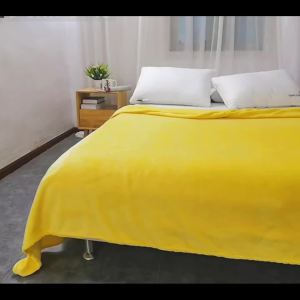 Blanket Four Seasons Thickened Coral Fleece Blanket Flannel Double-Sided Fleece Student Dormitory Bed Sheet Single Piece Throw Blanket Bedspread LZD