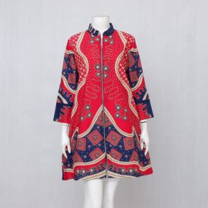 dress batik katun dress batik modern i nikita