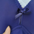 Plus Size Wireless Women Bra Cup C/D (#46-52) Soft Cotton Thin Sponge High Durable Strectable Inner (Tessa #2138). 