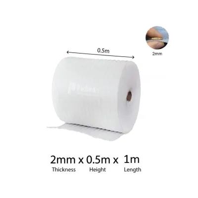 (SUPER VALUE) EPE Foam Roll (0.5mm / 1mm / 2mm / 3mm Thickness) 100cm Length Moving & Shipping Shock Protection Easy to Cut