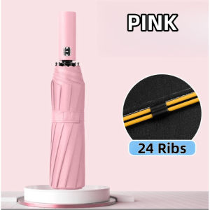 【⏰Wholesale Store】24 Ribs Large Umbrella Automatic Windproof Anti-UV Sunscreen Folding Big Umbrella (Shipping Free)