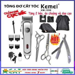 Tông đơ cắt tóc cao cấp Kemei 1998 Tăng đơ cắt tóc gia đìnhmáy hớt tóc Hàng chính hãng bảo hành 12 tháng