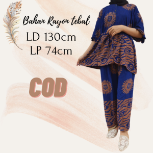 PIYAMA BATIK JUMBO BATIK CAP XXXL