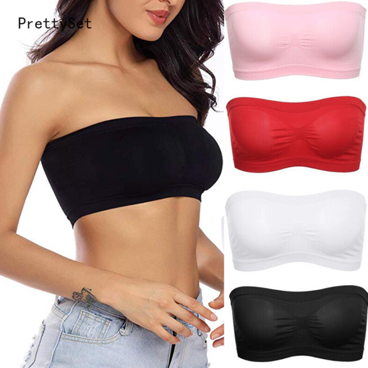 Breathable Tube Tops Bra Strapless Crop Tops Women Ladies Sexy