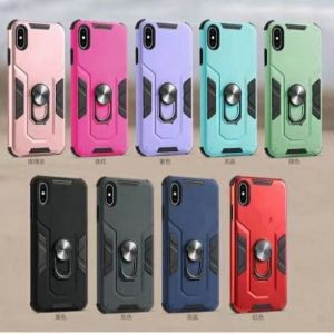 King Armor Shockproof Case with Ring Stand Holder OPPO A5X A5 A3S A12E A5S A7 F9 A12 A15 A15S A16 A16S A16K A17 A17K A37 A5 A9 A53 2020 A33 2015 A83