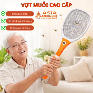 VỢT MUỖI ĐA NĂNG CAO CẤP ASIA TỰ ĐỘNG BẮT MUỖI AN TOÀN TUYỆT ĐỐI BẢO HÀNH CHÍNH HÃNG 2 NĂM LỖI 1 ĐỔI 1