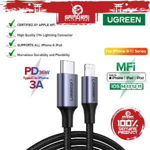 UGREEN USB C to Lightning Cable for iPhone 13 mini Pro Max PD18W 20W Fast Charging Data PD Cable for MacBook iPad Pro USB Wire