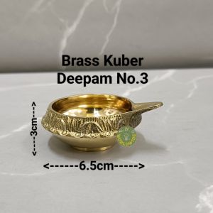 Brass Kubera Villaku/ Oil Lamp/ Deepam/ Prayer Villaku No.3 and No.4