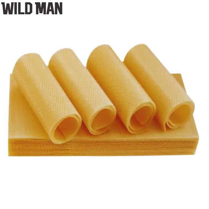 แผ่นขี้ผึ้งรองพื้นรังผึ้ง Wild Man อเนกประสงค์