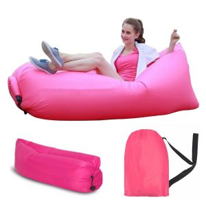 Inflatable Air Sofa Lazy Sleeping outdoor Camping -2 layers Oxford Nylon