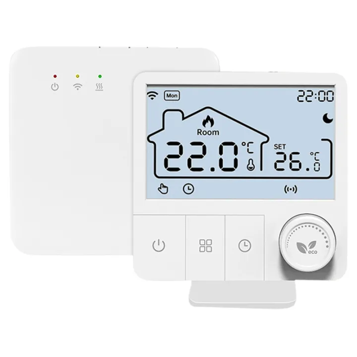 [cu ]Smart Heating Programmable Thermostat Remote App Control Electric ...