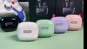 Lenovo Tai Nghe Bluetooth 5.1 TWS LP40 Pro Tai Nghe Không Dây Mini Tai Nghe Chơi Game Thể Thao Tai Nghe Giảm Tiếng Ồn Có Mic Hỗ Trợ Điều Khiển Cảm Ứng Chống Nước Sạc Nhanh Cho IOS Android Thông Dụng