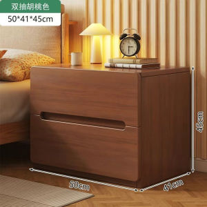 wujia7 Solid Wood Bedside Table 2025 New Model Bedside Cabinet Drawer Cabinet Home Bedroom Bedside Storage Rack Small Simple Storage Cabinet cxy1008