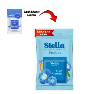 STELLA Pocket Bathroom Cool Blue 15Gr / Pengharum Kamar Mandi / Pengharum Ruangan Serbaguna