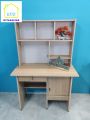 BÀN HỌC SINH GỖ KÈM KỆ SÁCH CHO HỌC SINH TIỂU HỌC GIÁ TẬN XƯỞNG HCM- BH 1 NĂM. 