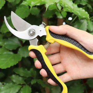 High Carbon Steel Gardening Pruning Shears Scissors Garden Plant Scissors Branch Hands Pruner Cutter