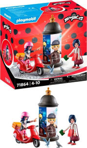 Playmobil Miraculous Paris Scooter Ride playset 71864 ~ CLEARANCE ~