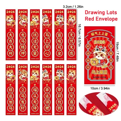 Valentines Day Red Envelope Christmas Money Envelope Big Ampao Giant Ampao Christmas Envelope For Money 10 Slot Christmas Red Envelop Merry Christmas Theme Money Envelope Santa Claus Money Bag