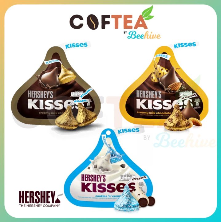 Hershey's Kisses Creamy Milk Almond Cookies & Cream Chocolate Hersheys