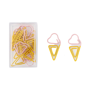 10Pcs Coloured Paperclips Novelty Shape Paper Clip Colorful Paper Clip for Kid Adult Metal Design Paper Clip Set