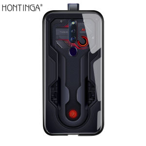 Hontinga For OPPO F11 Pro Case Circuit Board Explorer Theme Version Tempered Glass Phone Case Back Cover Casing Shell