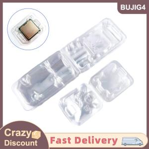 【E-WOITD】 เคสฝาพับเก็บ10ชิ้นกล่องป้องกัน1155 775ซีพียู AMD สำหรับชิปเซ็ต Intel IC