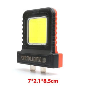 5Pcs LED Work Light Adjustable Plug IP67 Waterproof Work Lights Power Tool Accessories Home Outdoor Lithium Battery Pack Power Supply