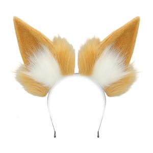 Lightweight Cats Ears Hairband Tail Set Ideal for Coser Conventions and Themed Event