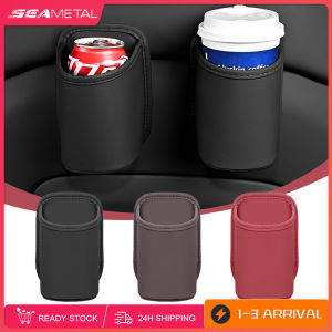 SEAMETAL Car Door Cup Holder Box Back Clip Design Drink Rack Storage Bin Organizer Pocket