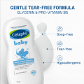 Cetaphil Baby Gentle Wash & Shampoo 230ml for Newborn | Tear-Free & Hypoallergenic | With Glycerin & Panthenol | Cleanses & Moisturizes Baby’s Skin & Scalp | Pediatrician Recommended for Newborns| Daily Head-to-Toe Cleanser & Moisturizer. 