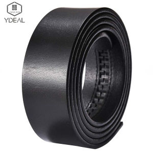 【Ready Stock】Belt Strap For Men Man New Fashion Men Belt Strap Mens Leather Belt Strap 100% Cow Leather Belts Strap for Automatic Slide Buckle Belt Strap Without Buckle(Only Belt Strap)