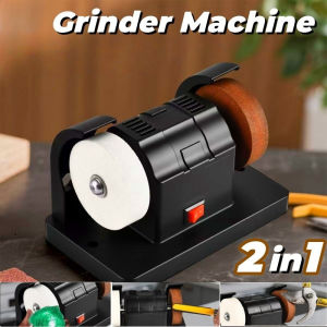 Electric Grinder Dual Grit Wheels Portable Table Grinding Machine for Metal/Wood Workshop Tool