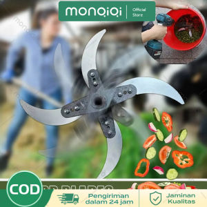 Pisau Mesin Cacah Rumput/Pisau Pencacah Pakan Ternak/Mata Pisau Chopper Multifungsi/Untuk Rumput & Sayuran-Anti Karat & Tajam Tahan Lama