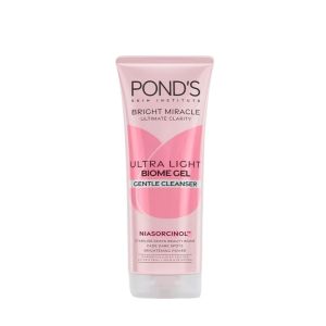 PONDS BRIGHT MIRACLE ULTRA LIGHT BIOME GEL GENTLE CLEANSER 90GR