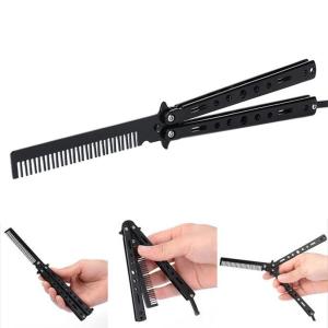 Sisir Balisong Sisir Baja Butterfly Training Stainless Steel