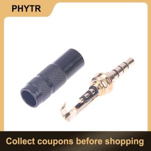 【PHYTR】 Gold Plated 3.5mm TRS Male to 3.5mm TRRS Female Stereo Audio Connector 3.5 mm
