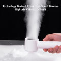 100 Wind Speed Turbo Fan Rechargeable with LED Display Personal Handy Desk Fan. 