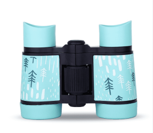 Kids Binoculars 4X30mm Double Tube High Definition Telescope Toys Educational Cartoon Outdoor Optical Glasses Gift For Kid
