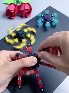 รูปทรง Fidget Spinner Chain ของเล่นเด็ก Antistress มือ Spinner ของเล่นความเครียดผู้ใหญ่ Relief Fidget Sensory Gyro ของขวัญ