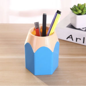 Pen Holder Pencil Head Shape Pencil Storage Box Makeup Brush Holder Pen Vase Pencil Pot