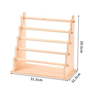 BESTOURO Gỗ Giá đỡ trưng bày trang sức Có thể tháo rời Nhiều tầng Giá đỡ đựng vòng tay Bền bỉ Giá đỡ vòng tay Cửa hàng bán lẻ sử dụng gia đình