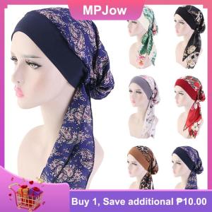 【MPJow】 Women Cancer Head Scarf Chemo Hair Loss Hat Turban Pre-Tied Headwear Bandana New