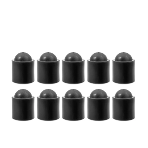 10Pcs Billiard Cue Bottom Protective Cover Billiard Cue Tail Rubber Cover
