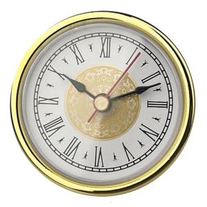 Classical Retro Clock Head 65mm ABS Plastic Electroplated Quartzs Movement Mechanism for Wall Clock Restorations Repair